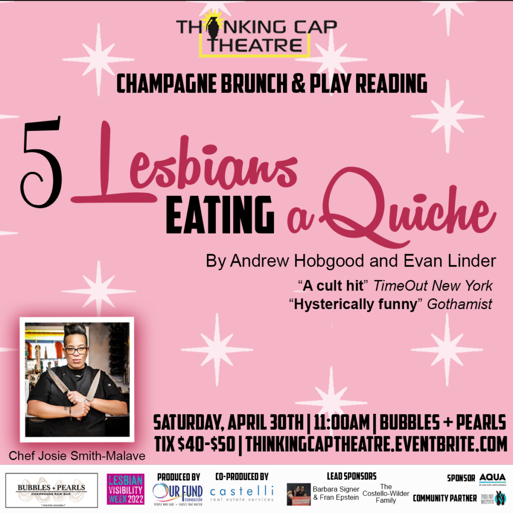 5 Lesbians Eating A Quiche Champagne Brunch Play Reading Thinking